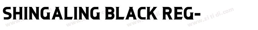 Shingaling Black Reg字体转换
